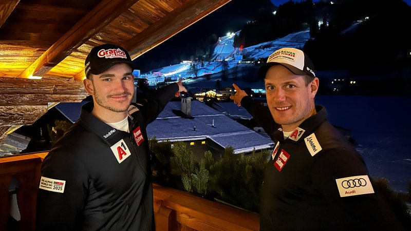 Wo die ÖSV-Asse dem Trubel in Kitzbühel entfliehen