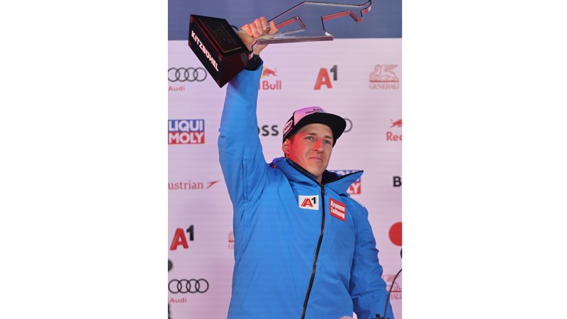 Kitzbühel, Super-G: Die Bilder der Siegerehrung