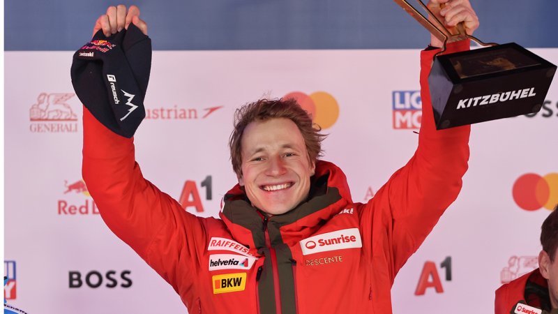 Kitzbühel, Super-G: Die Bilder der Siegerehrung