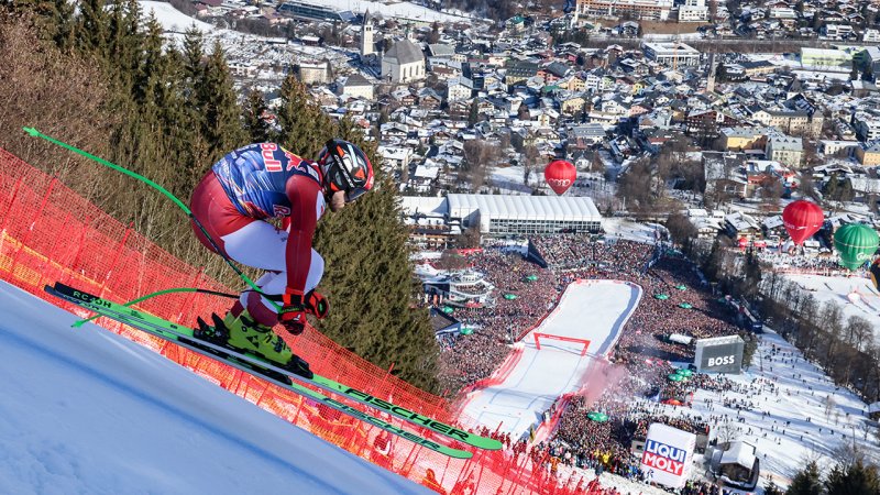 Kitzbühel 2025: Die Bilder der Hahnenkamm-Abfahrt