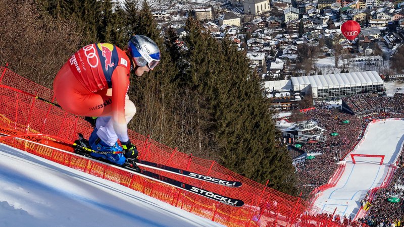 Kitzbühel 2025: Die Bilder der Hahnenkamm-Abfahrt