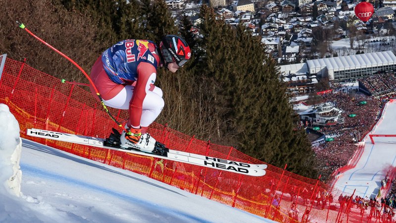 Kitzbühel 2025: Die Bilder der Hahnenkamm-Abfahrt