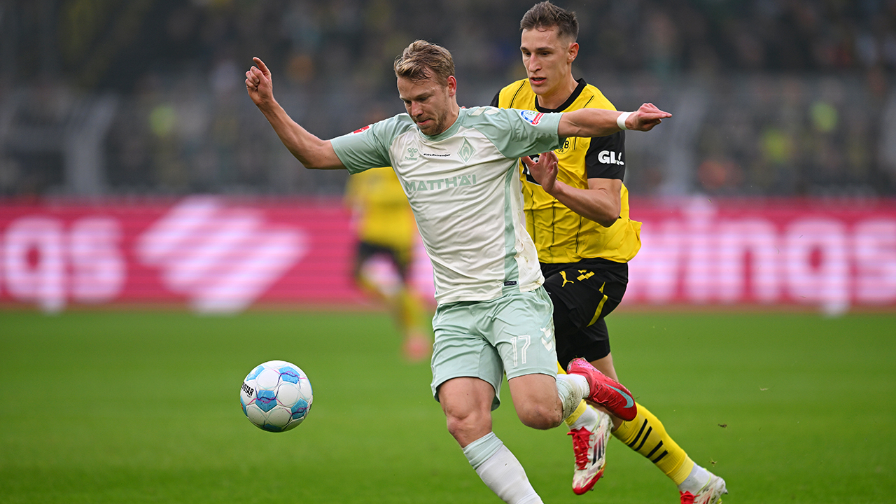In Unterzahl! BVB vergibt 2:0-Führung gegen Werder
