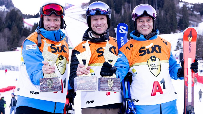 Naschenweng & Co. auf der Streif! Kitz Charity Trophy