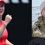 Die Tennis-Mama, die auch im Krieg ihre Frau steht