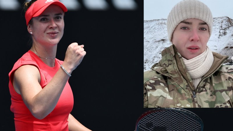 Die Tennis-Mama, die auch im Krieg ihre Frau steht