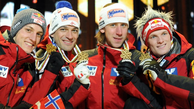 Letzte WM in Norwegen: Als es für den ÖSV Gold regnete