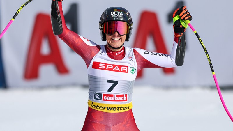 Stephanie Venier holt WM-GOLD im Super-G!