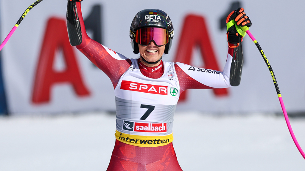 Stephanie Venier holt WM-GOLD im Super-G!