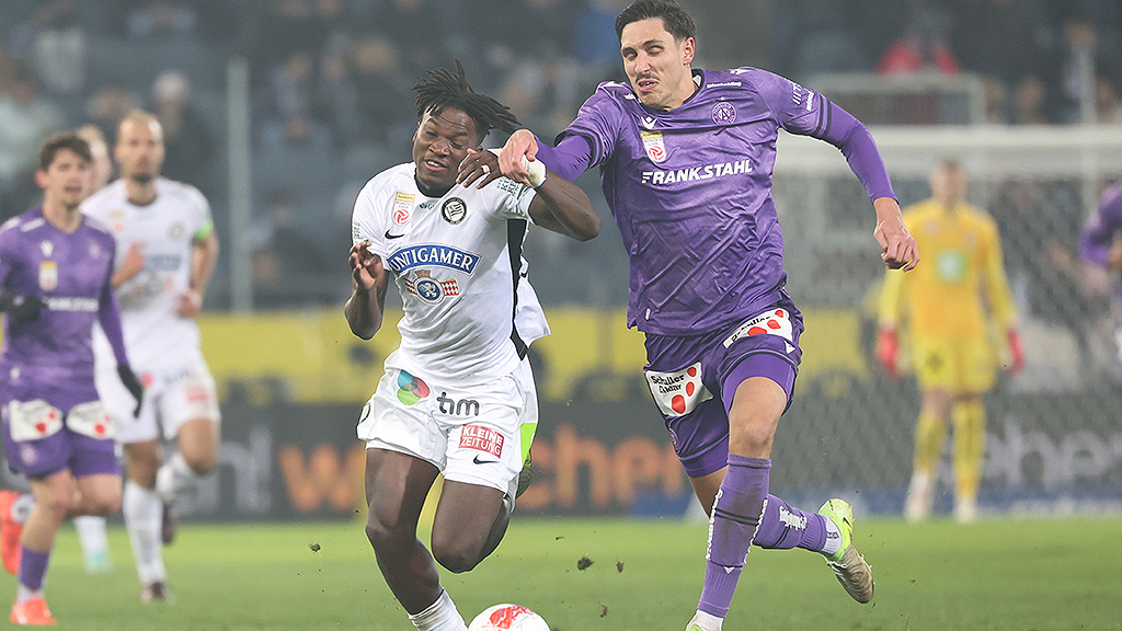 Sturm beendet die Siegesserie der Wiener Austria