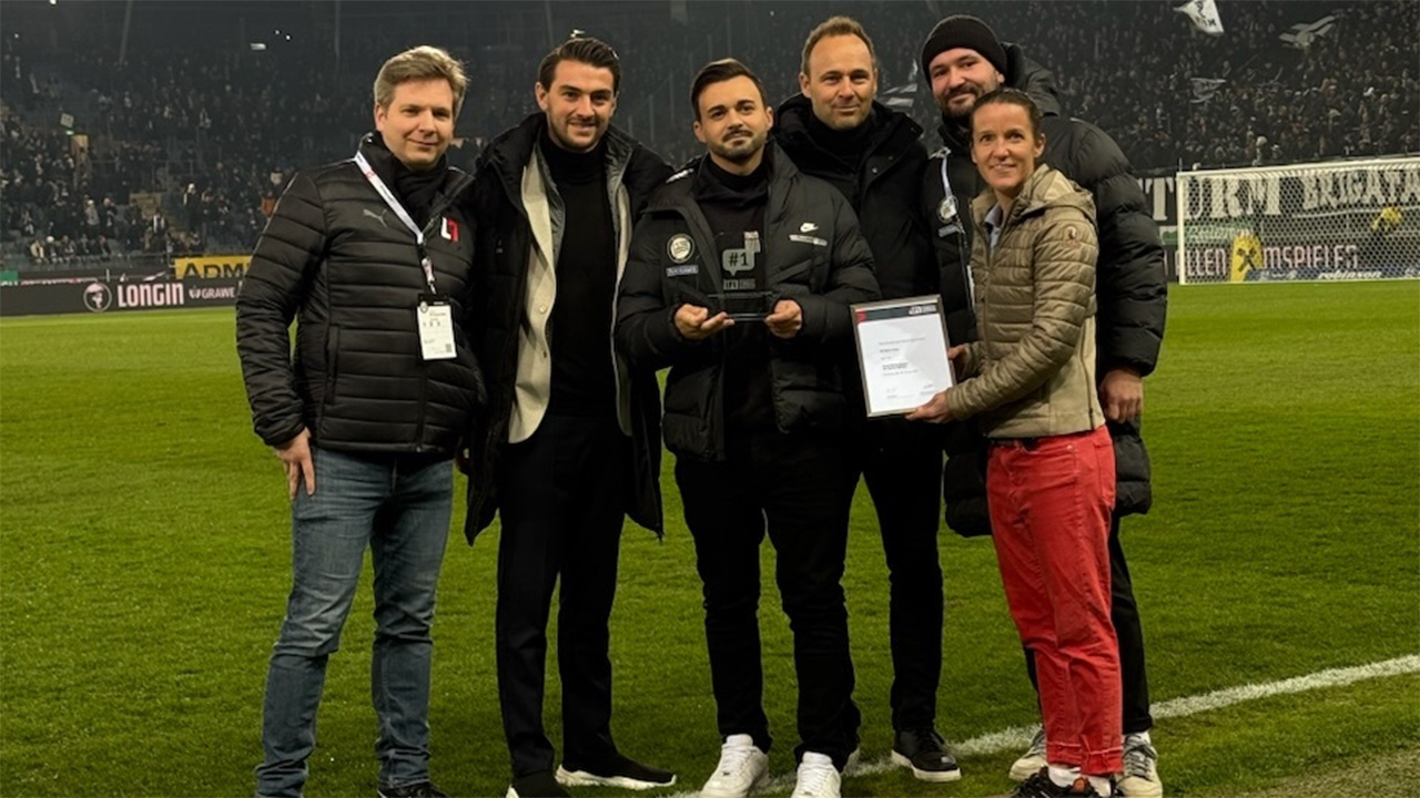 Auch abseits vom Feld räumte Sturm einen Titel ab