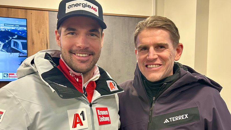 Christoph Freund als "Rutscher" bei der Ski-WM im Einsatz