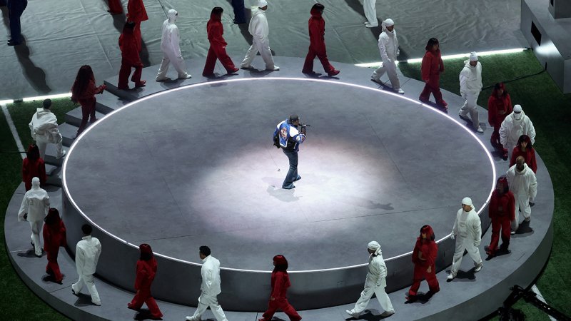 Super Bowl: Kendrick Lamars Halftime-Show in Bildern