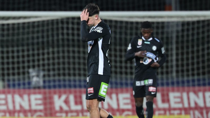 Sturm Graz nach WAC-Niederlage ratlos: "Keine Worte"