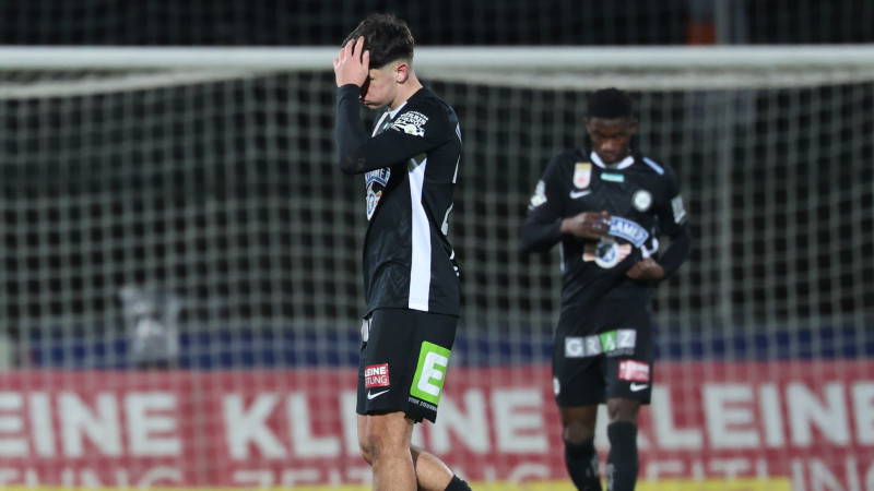 Sturm Graz nach WAC-Niederlage ratlos: "Keine Worte"