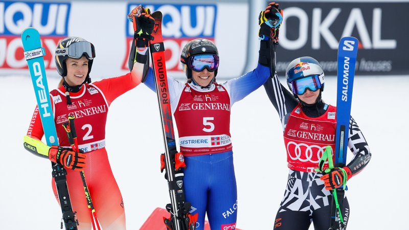 Das Ergebnis des zweiten Frauen-Riesentorlaufs in Sestriere