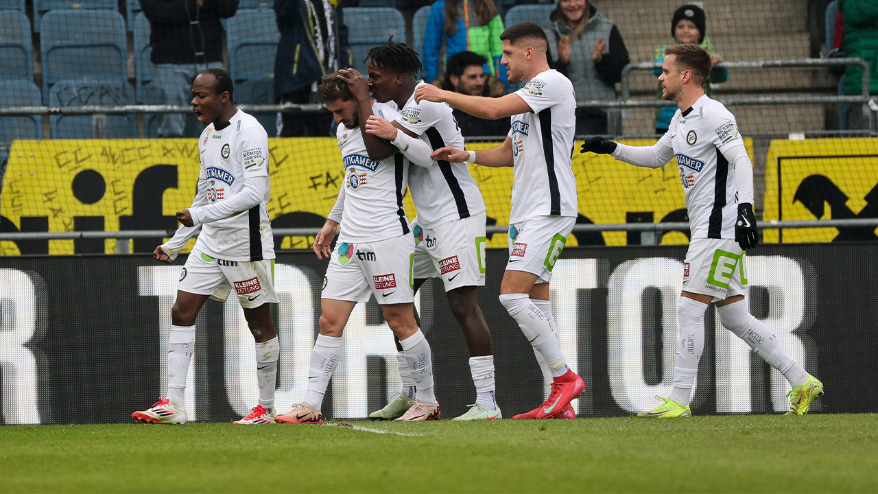 Sturm kommt gegen Blau-Weiß endlich im Frühjahr an