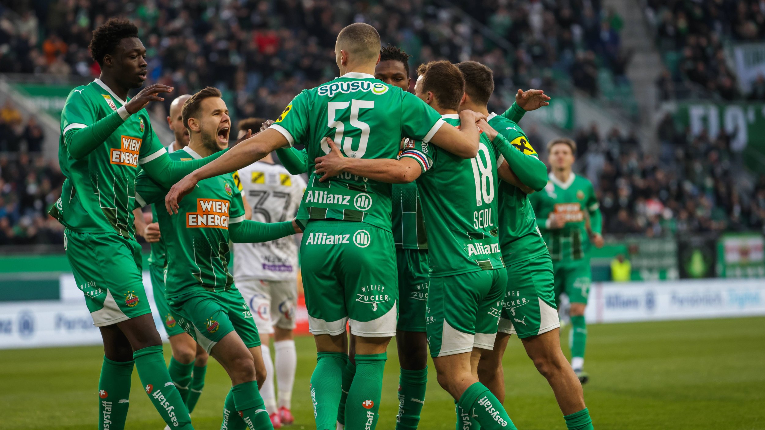 Kantersieg! Rapid schießt sich gegen Altach Frust von Seele