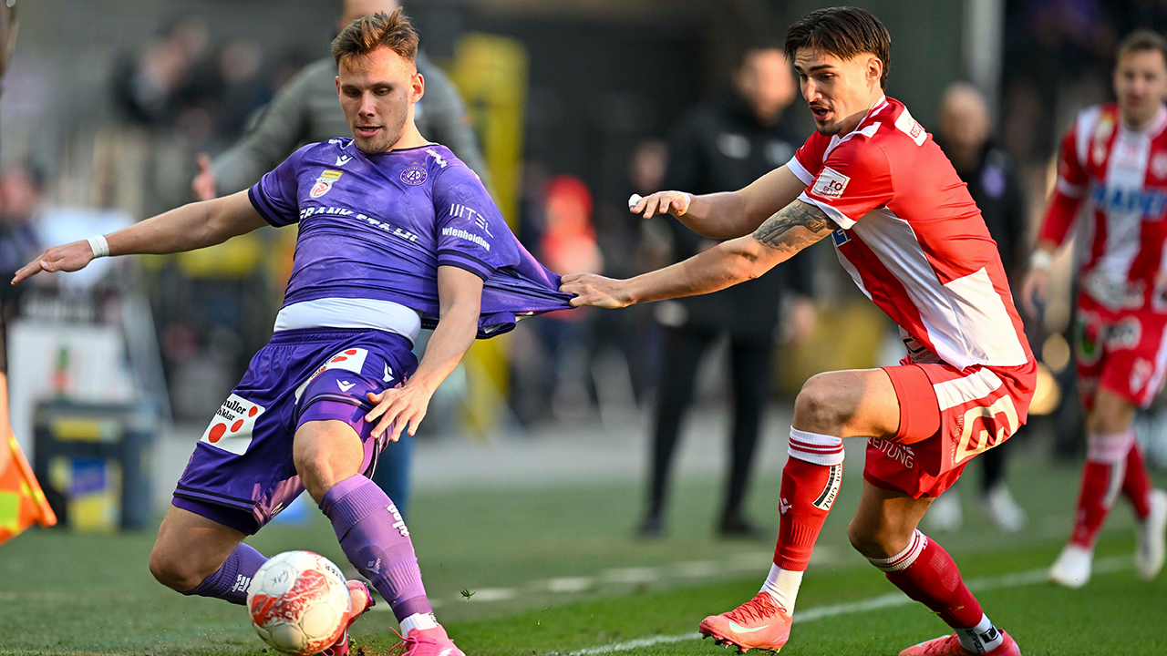 Eiskalt! Austria dank Sieg über <a href='/de/daten/news/fussball/gak/' class='tag'>GAK</a> gleichauf mit Sturm