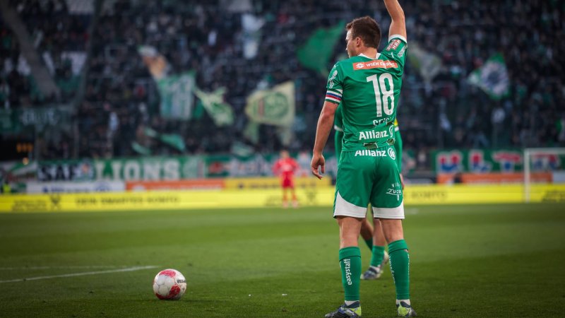 Der ruhende Ball ist Rapids Freund