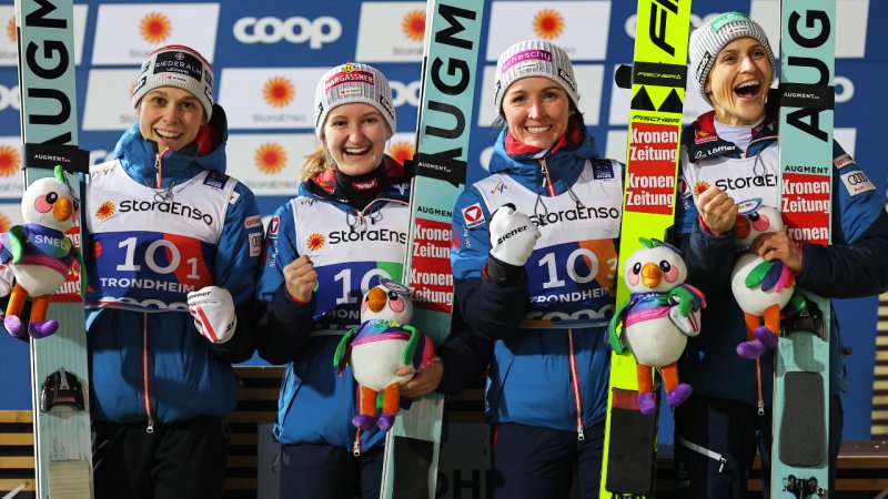 "Lust auf mehr" - ÖSV-Springerinnen mit Aufwind nach Silber